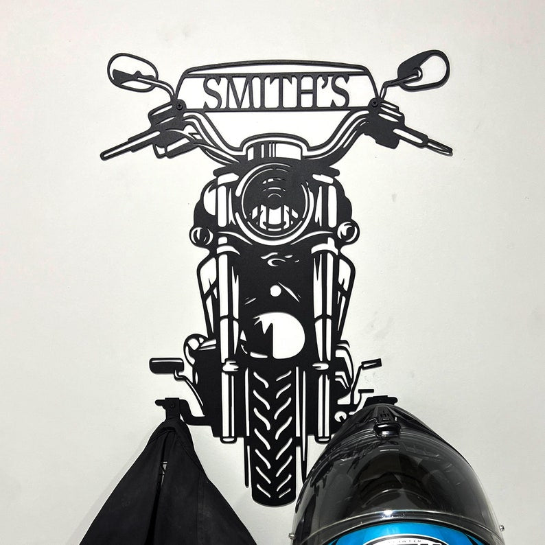 custom motorcycle helmet rack Custom Motorcycle Helmet Holder Metal | Living Room Decor