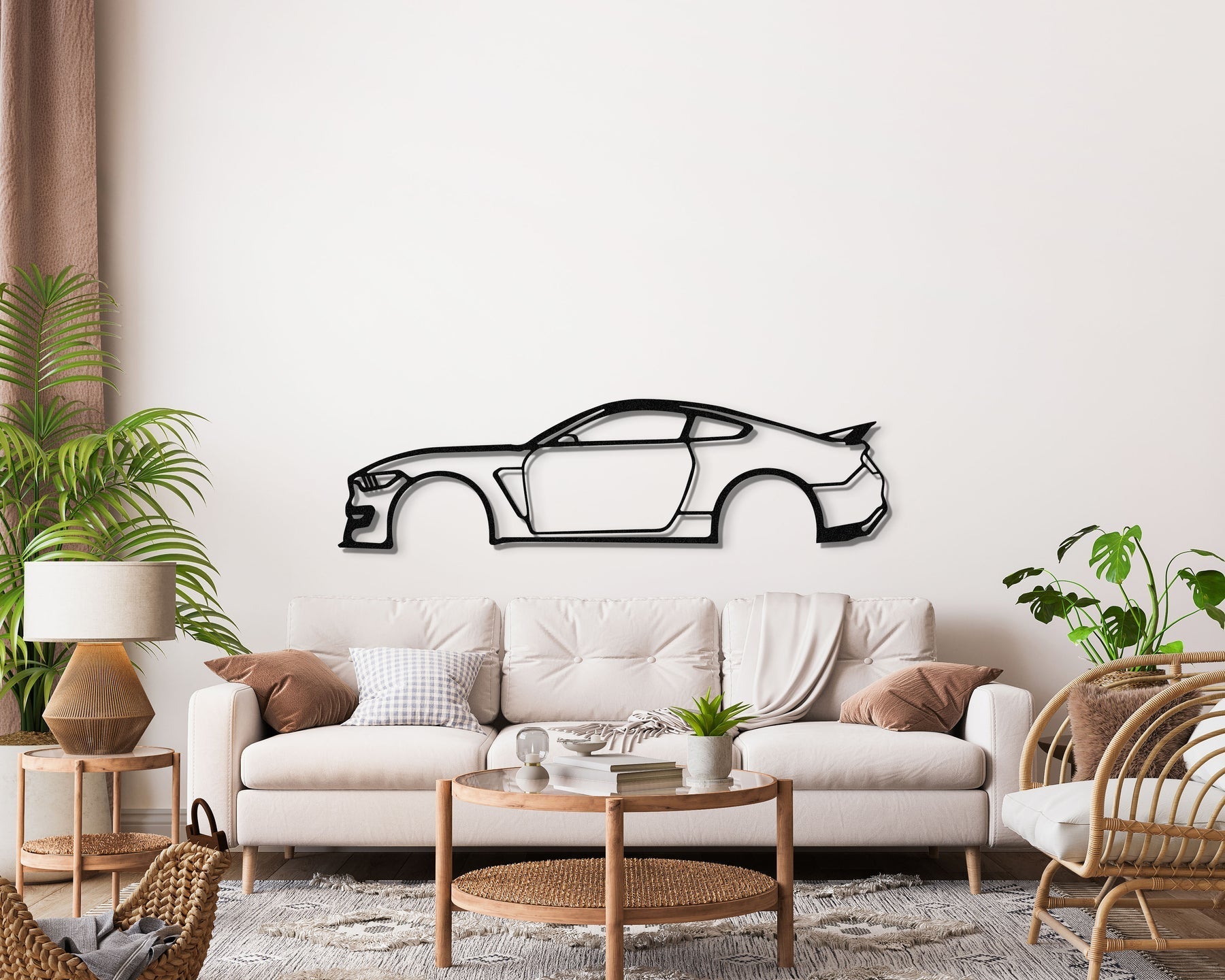 Mustang Metal Silhouette, Wall Decor, Metal Wall art