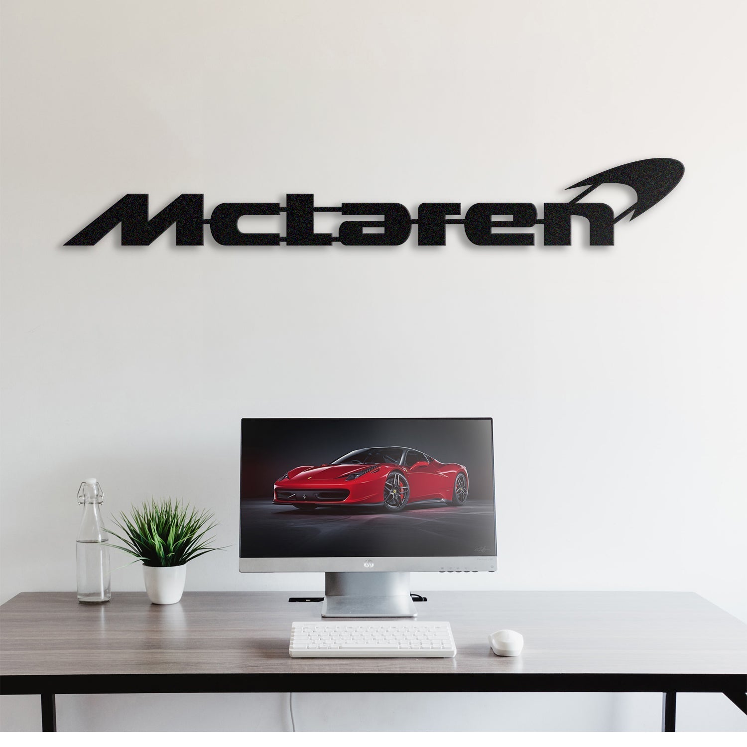 McLaren Metal Car Emblem