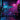 Uzi Weapon Neon Wall Art - Image 1