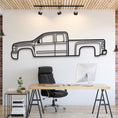 Load image into Gallery viewer, 2007 Silverado 2500HD Metal Silhouette, Wall Decor, Metal Wall art
