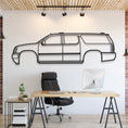 Load image into Gallery viewer, 2007 Yukon 3rd Gen Metal Silhouette, Wall Decor, Metal Wall art
