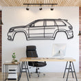 Load image into Gallery viewer, 2014 Grand Cherokee SRT WK2 (4th Gen) Metal Silhouette, Metal Wall art
