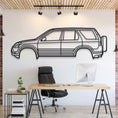 Load image into Gallery viewer, 2002 CR V 2nd Gen Metal Silhouette, Wall Decor, Metal Wall art
