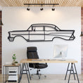 Load image into Gallery viewer, 1957 Bel Air Metal Silhouette, Wall Decor, Metal Wall art
