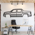 Load image into Gallery viewer, 2006 Ridgeline 1st Gen Metal Silhouette, Wall Decor, Metal Wall art
