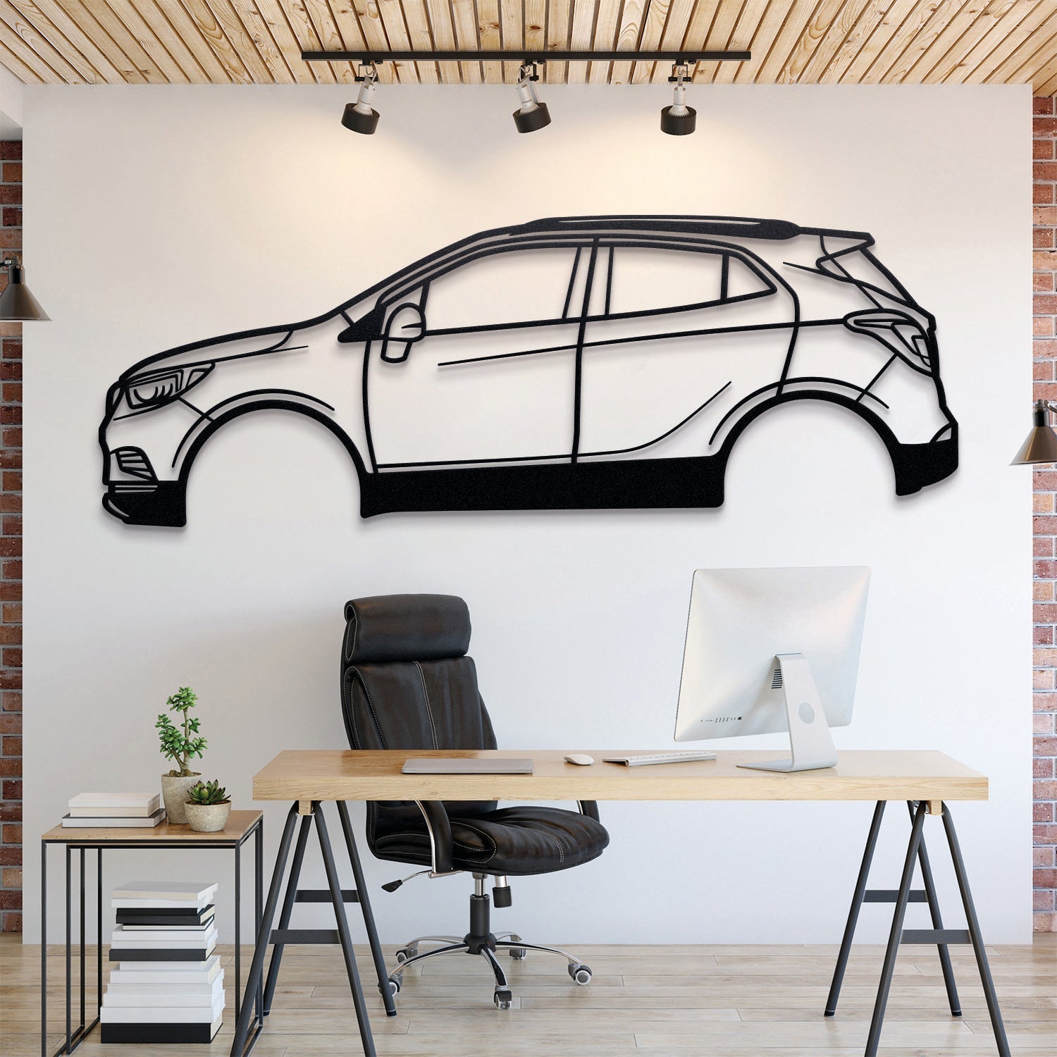 2020 Encore GX 2nd Gen Metal Silhouette, Wall Decor, Metal Wall art