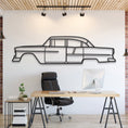 Load image into Gallery viewer, 1955 Bel Air Metal Silhouette, Wall Decor, Metal Wall art
