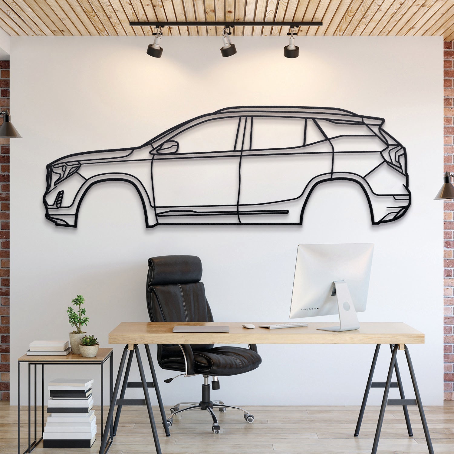 2018 Terrain 2nd Gen Metal Silhouette, Wall Decor, Metal Wall art