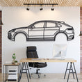 Load image into Gallery viewer, 2020 Cayenne Coupe 3rd Gen Metal Silhouette, Metal Wall art
