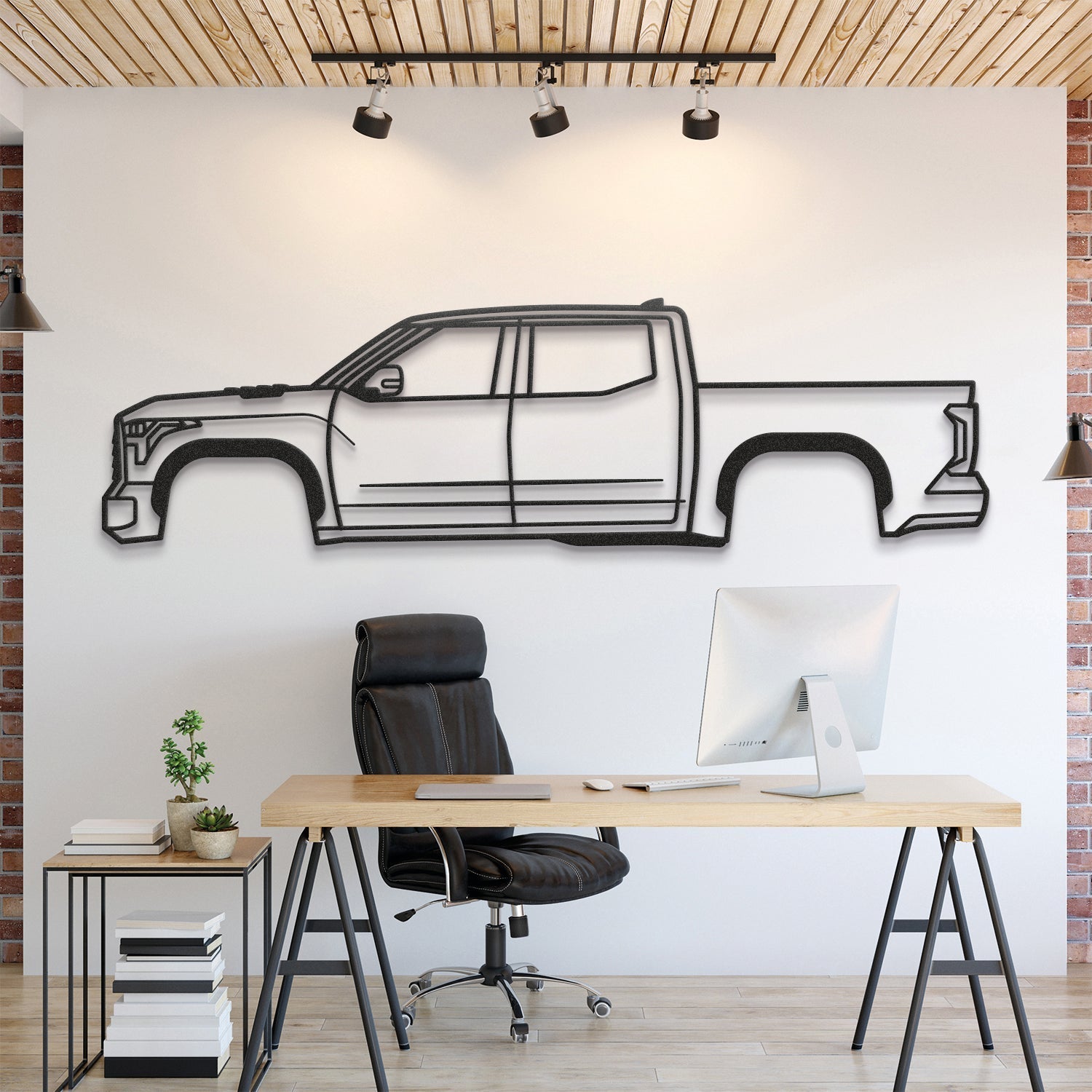 2022 Tundra Hybrid 3rd Gen Metal Silhouette, Metal Wall art