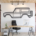 Load image into Gallery viewer, 1975 Bronco Metal Silhouette, Wall Decor, Metal Wall art
