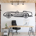 Load image into Gallery viewer, 1957 250 Testa Rossa Metal Silhouette, Wall Decor, Metal Wall art
