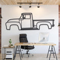 Load image into Gallery viewer, 1956 F 100 Metal Silhouette, Wall Decor, Metal Wall art
