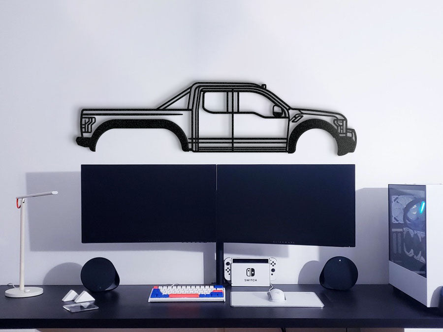 2019 VelociRaptor 6x6 Metal Silhouette