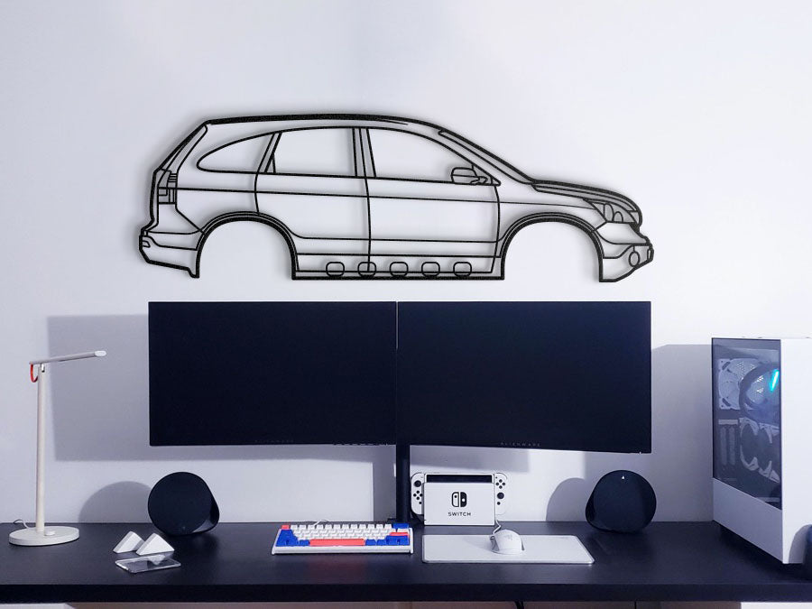 2007 CR-V 3rd Gen Metal Silhouette