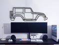 Load image into Gallery viewer, 2007 Wrangler JK (3rd Gen) Metal Silhouette
