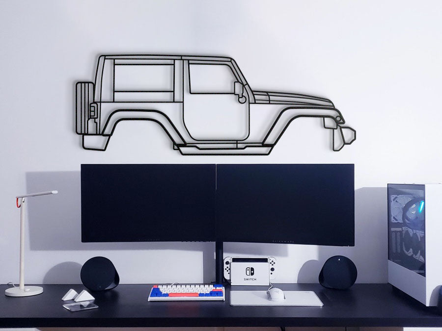 2007 Wrangler JK (3rd Gen) Metal Silhouette