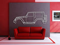 Load image into Gallery viewer, 2007 Wrangler JK (3rd Gen) Metal Silhouette
