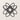 Front view of the atomic starburst design on a plain wall