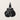 Front view of the Boxing Gloves on a Hook Metal Wall Art