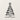 Front view of the zigzag Christmas tree