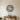 Abstract circle and wave line metal wall art