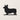 Front view of the corgi Silhouette Metal Wall Art