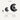 Crescent Moon and Stars Metal Wall Art - size guide