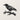 Front view of the Crow Gripping a Crooked Branch Metal Wall Art