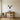 Deer skull wall art in a living room