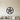 Black steel faceted star in a circle wall art