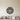 Black steel flower medallion wall art