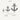 Size guide for the geometric anchor metal art
