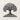 Front view of the geometric bodhi tree wall art