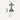 Size guide for the geometric faceted cross metal art