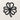 Front view of the faceted four leaf clover with heart shaped leaves