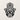 Front view of the geometric hamsa hand wall art