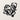 Front view of the geometric heart and stethoscope wall art