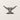Front view of the geometric longhorn head design on a plain wall