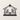 Front view of the geometric nativity stable design on a plain wall
