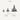 Size comparison of the geometric rocket liftoff wall art