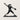 Front view of the geometric softball pitcher wall art