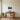 Log cabin wall art in a living room
