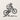 Front view of the mountain bike rider wall art on a plain background