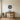 Pine tree mandala metal wall art in a cabin living room