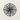 Front view of the round compass star design on a plain wall