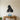 Black steel silhouette of a sitting silverback gorilla