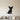 Sitting chihuahua metal wall art with big upright ears