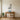 Golden retriever wall art hanging over a sofa in a living room